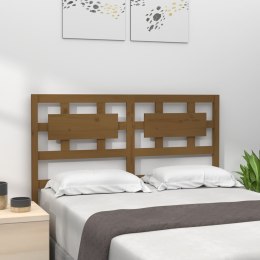 VidaXL Wezgłowie łóżka, miodowy brąz, 185,5x4x100 cm, drewno sosnowe