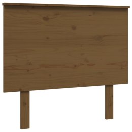 VidaXL Wezgłowie łóżka, miodowy brąz, 94x6x82,5 cm, drewno sosnowe