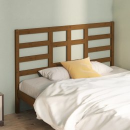 VidaXL Wezgłowie łóżka, miodowy brąz, 141x4x104 cm, drewno sosnowe