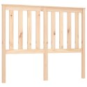 VidaXL Wezgłowie łóżka, 126x6x101 cm, lite drewno sosnowe