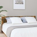 VidaXL Wezgłowie łóżka, przydymiony dąb, 200x1,5x80 cm