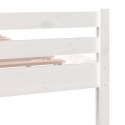 VidaXL Rama łóżka, biała, lite drewno, 180x200 cm