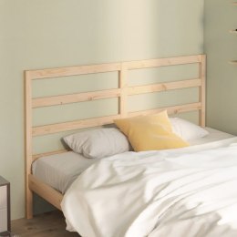 VidaXL Wezgłowie łóżka, 166x4x100 cm, lite drewno sosnowe