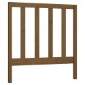 VidaXL Wezgłowie łóżka, miodowy brąz, 106x4x100cm, lite drewno sosnowe