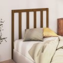 VidaXL Wezgłowie łóżka, miodowy brąz, 106x4x100cm, lite drewno sosnowe