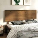VidaXL Wezgłowie łóżka, miodowy brąz, 204x6x82,5 cm, drewno sosnowe