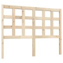 VidaXL Wezgłowie łóżka, 125,5x4x100 cm, lite drewno sosnowe