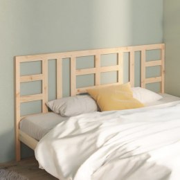 VidaXL Wezgłowie łóżka, 186x4x100 cm, lite drewno sosnowe