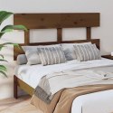 VidaXL Wezgłowie łóżka, miodowy brąz, 144x3x81 cm, drewno sosnowe