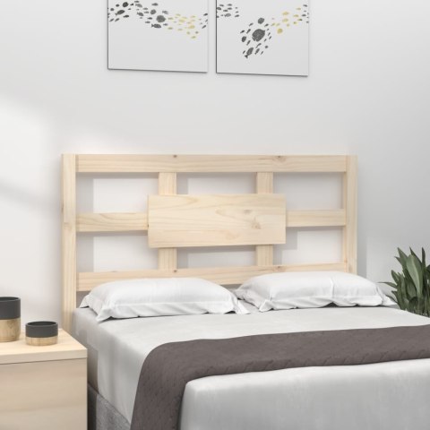 VidaXL Wezgłowie łóżka, 105,5x4x100 cm, lite drewno sosnowe