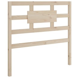 VidaXL Wezgłowie łóżka, 105,5x4x100 cm, lite drewno sosnowe
