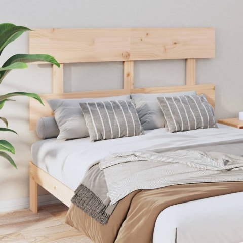 VidaXL Wezgłowie łóżka, 138x3x81 cm, lite drewno sosnowe