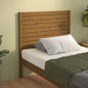 VidaXL Wezgłowie łóżka, miodowy brąz, 106x4x100 cm, drewno sosnowe