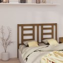 VidaXL Wezgłowie łóżka, miodowy brąz, 126x4x100 cm, drewno sosnowe