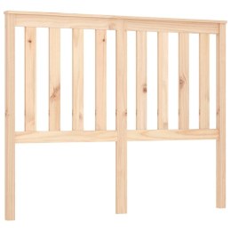 VidaXL Wezgłowie łóżka, 146x6x101 cm, lite drewno sosnowe