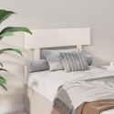 VidaXL Wezgłowie łóżka, białe, 103,5x3x81 cm, lite drewno sosnowe