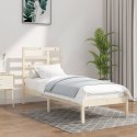 VidaXL Rama łóżka, lite drewno, 90x200 cm
