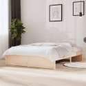 VidaXL Rama łóżka, lite drewno, 140 x 200 cm