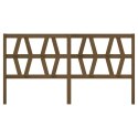 VidaXL Wezgłowie łóżka, miodowy brąz, 206x4x100 cm, drewno sosnowe