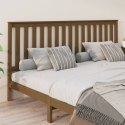 VidaXL Wezgłowie łóżka, miodowy brąz, 206x6x101 cm, drewno sosnowe