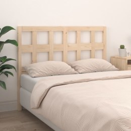 VidaXL Wezgłowie łóżka, 205,5x4x100 cm, lite drewno sosnowe