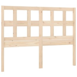 VidaXL Wezgłowie łóżka, 205,5x4x100 cm, lite drewno sosnowe