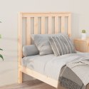 VidaXL Wezgłowie łóżka, 96x6x101 cm, lite drewno sosnowe