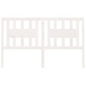 VidaXL Wezgłowie łóżka, białe, 166x4x100 cm, lite drewno sosnowe