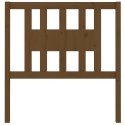 VidaXL Wezgłowie łóżka, miodowy brąz, 81x4x100 cm, lite drewno sosnowe