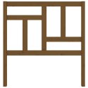 VidaXL Wezgłowie łóżka, miodowy brąz, 95,5x4x100 cm, drewno sosnowe