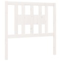 VidaXL Wezgłowie łóżka, białe, 96x4x100 cm, lite drewno sosnowe
