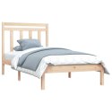 VidaXL Rama łóżka, lite drewno, 100 x 200 cm