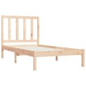 VidaXL Rama łóżka, lite drewno sosnowe, 90x200 cm