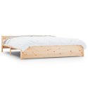 VidaXL Rama łóżka, lite drewno, 200 x 200 cm
