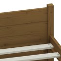 VidaXL Rama łóżka, miodowy brąz, lite drewno, 150x200 cm