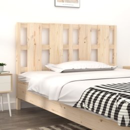 VidaXL Wezgłowie łóżka, 140,5x4x100 cm, lite drewno sosnowe