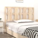 VidaXL Wezgłowie łóżka, 140,5x4x100 cm, lite drewno sosnowe