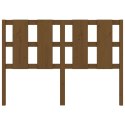 VidaXL Wezgłowie łóżka, miodowy brąz, 125,5x4x100 cm, drewno sosnowe