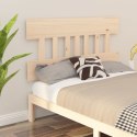 VidaXL Wezgłowie łóżka, 143,5x3x81 cm, lite drewno sosnowe