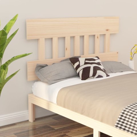 VidaXL Wezgłowie łóżka, 153,5x3x81 cm, lite drewno sosnowe