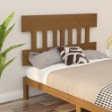 VidaXL Wezgłowie łóżka, miodowy brąz, 183,5x3x81 cm, drewno sosnowe