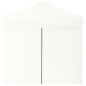 VidaXL Składany namiot imprezowy ze ściankami, biały, 2x2 m