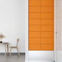 VidaXL Panele ścienne, 12 szt, jasnożółte, 60x30 cm, tkanina, 2,16 m²