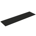 VidaXL Panele ścienne, 12 szt., czarne, 60x15 cm, tkanina, 1,08 m²