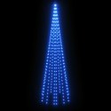 VidaXL Choinka do montażu na maszcie, 310 niebieskich LED, 300 cm