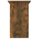 VidaXL Biurko, przydymiony dąb, 80x45x74 cm, materiał drewnopochodny