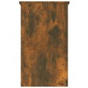 VidaXL Biurko, przydymiony dąb, 90x45x76 cm, materiał drewnopochodny