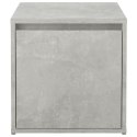 VidaXL Puf z szufladą, betonowy szary, 40,5x40x40 cm