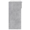 VidaXL Stolik konsolowy, betonowa szarość, 90x36x75 cm