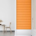 VidaXL Panele ścienne, 12 szt, jasnożółte, 90x15 cm, tkanina, 1,62 m²